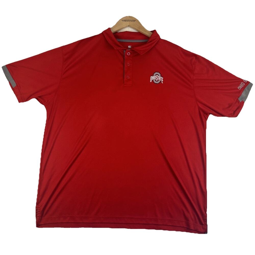 Ohio State Buckeyes Colosseum Short Sleeve Shirt Mens XXL Red NCAA Football